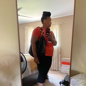 Oversized Leather Hobo